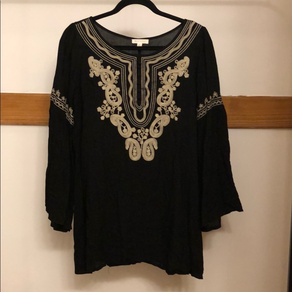 Women’s black boho dress
